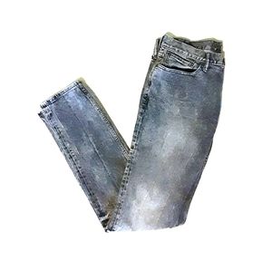 CHARCOAL GREY DISTRESSED JEANS